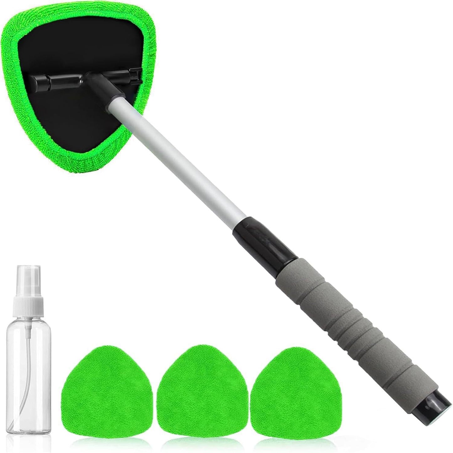 🔥LAST DAY 50% OFF🔥Microfiber Car Windshield Cleaning Tool with Extendable Handle
