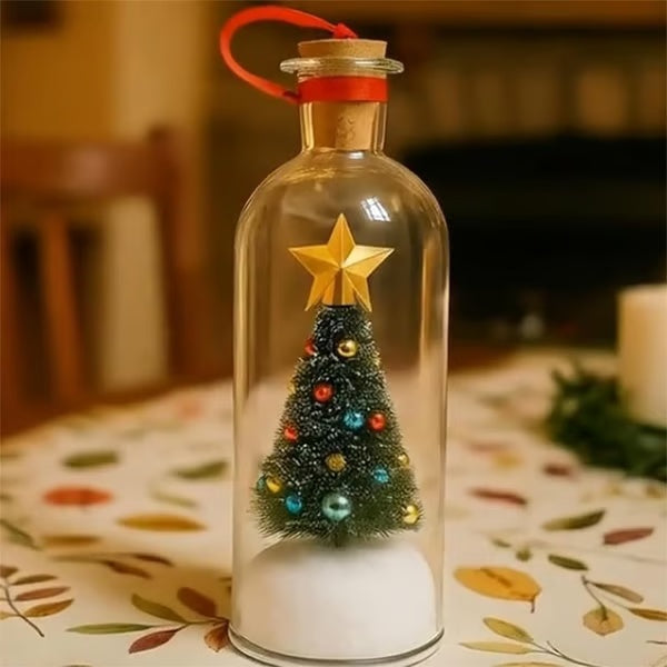 🎁 Holiday Special 🎄 Recordable Christmas Tree in a Bottle