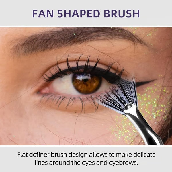 💥 New for 2025 💖 Folding Angle Scalloped Lash Brush