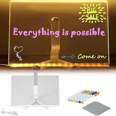 🎁 Holiday Special ✨ LED Note Board with Colors 🎨