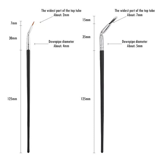 💥 New for 2025 💖 Folding Angle Scalloped Lash Brush
