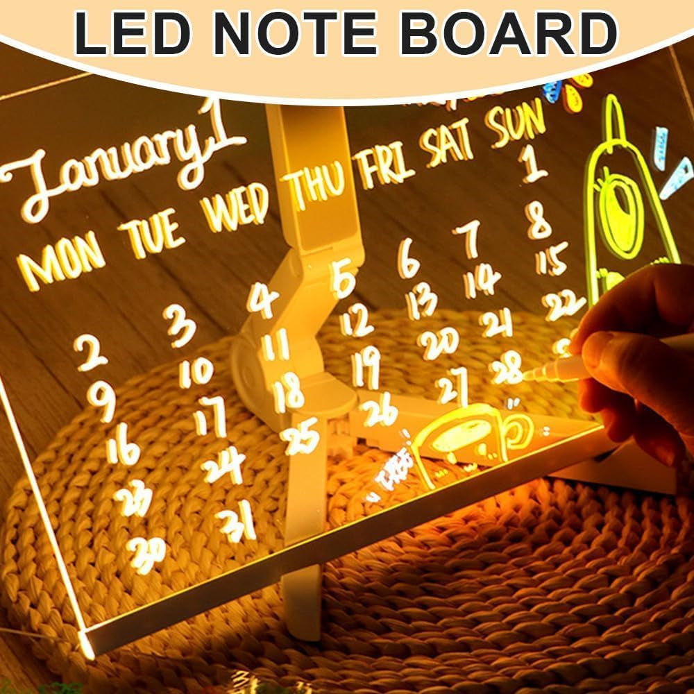 🎁 Holiday Special ✨ LED Note Board with Colors 🎨