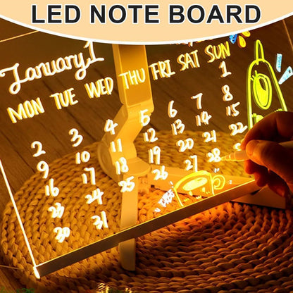🎁 Holiday Special ✨ LED Note Board with Colors 🎨
