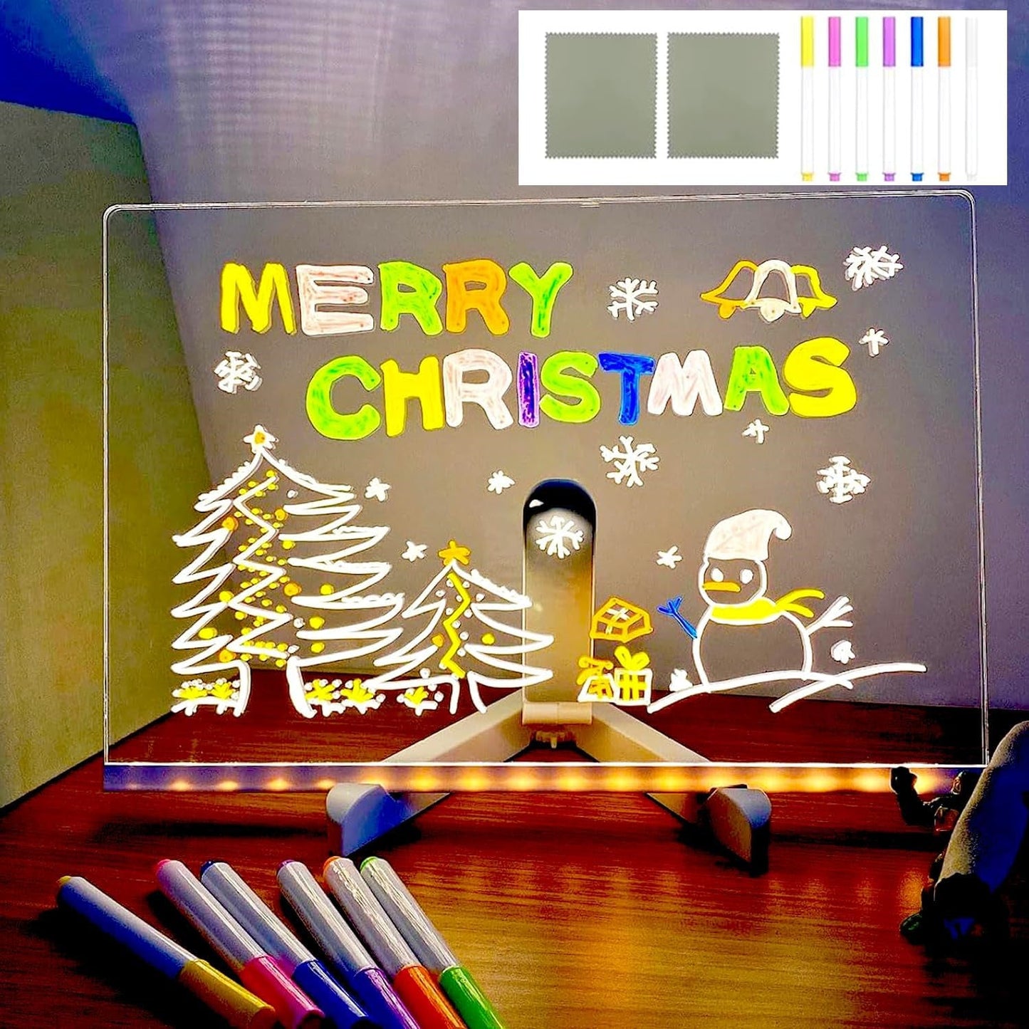 🎁 Holiday Special ✨ LED Note Board with Colors 🎨