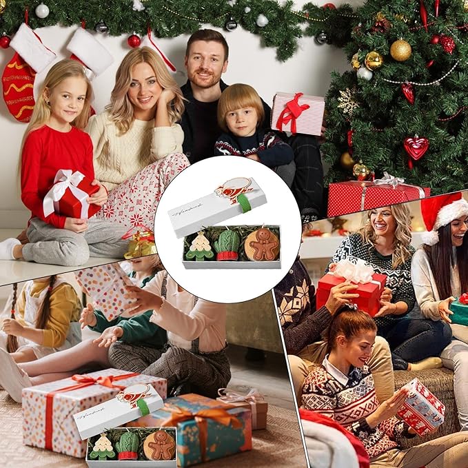 🎅 Christmas scented candle creative gift set