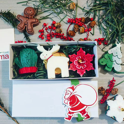 🎅 Christmas scented candle creative gift set