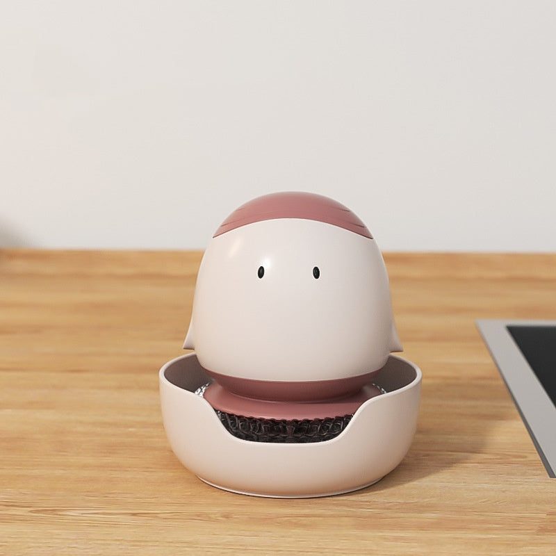 ⏰ Super Discount 🌟  Automatic liquid filling dishwashing brush