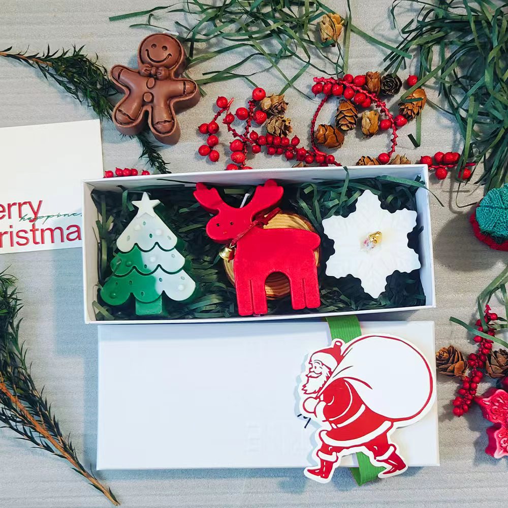 🎅 Christmas scented candle creative gift set