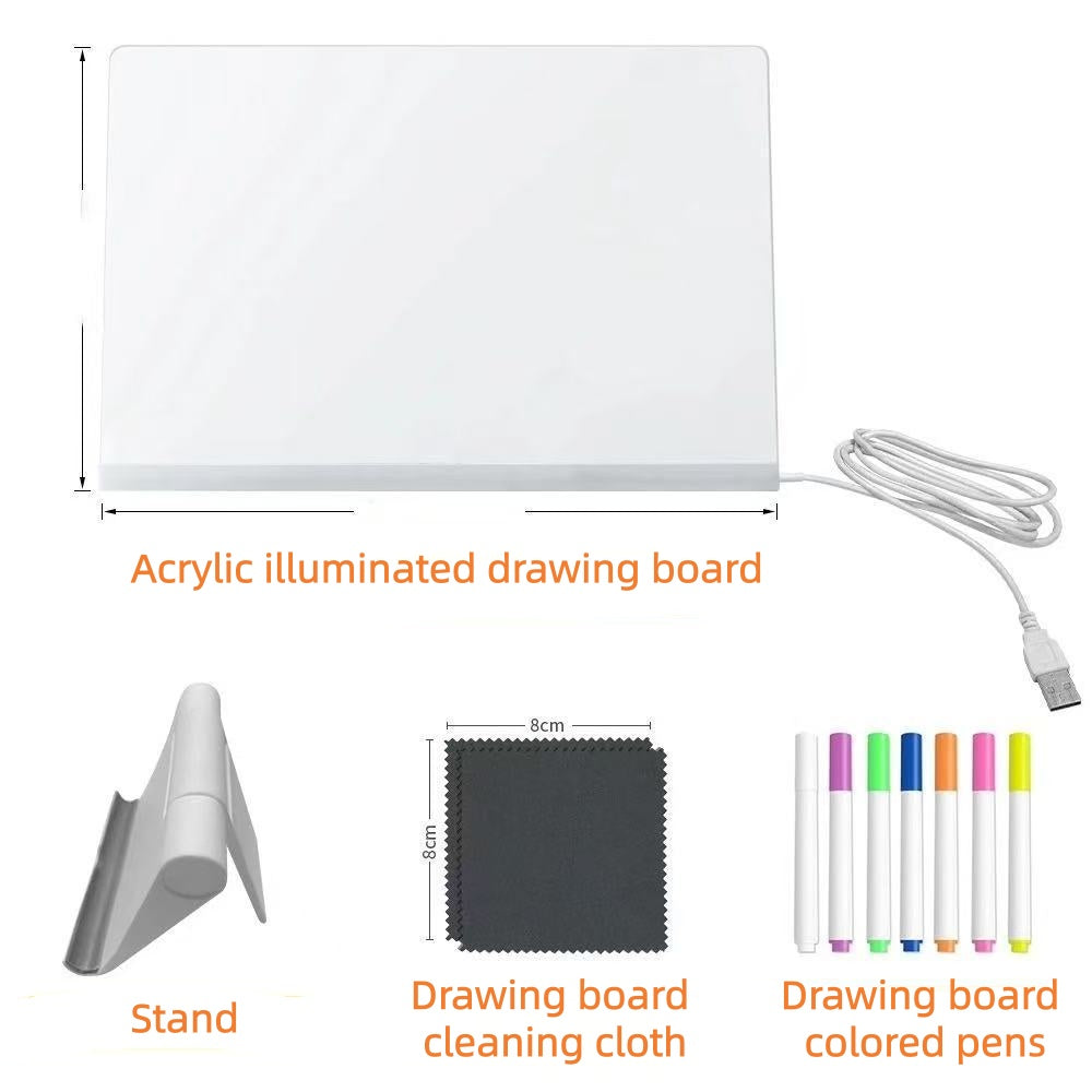 🎁 Holiday Special ✨ LED Note Board with Colors 🎨