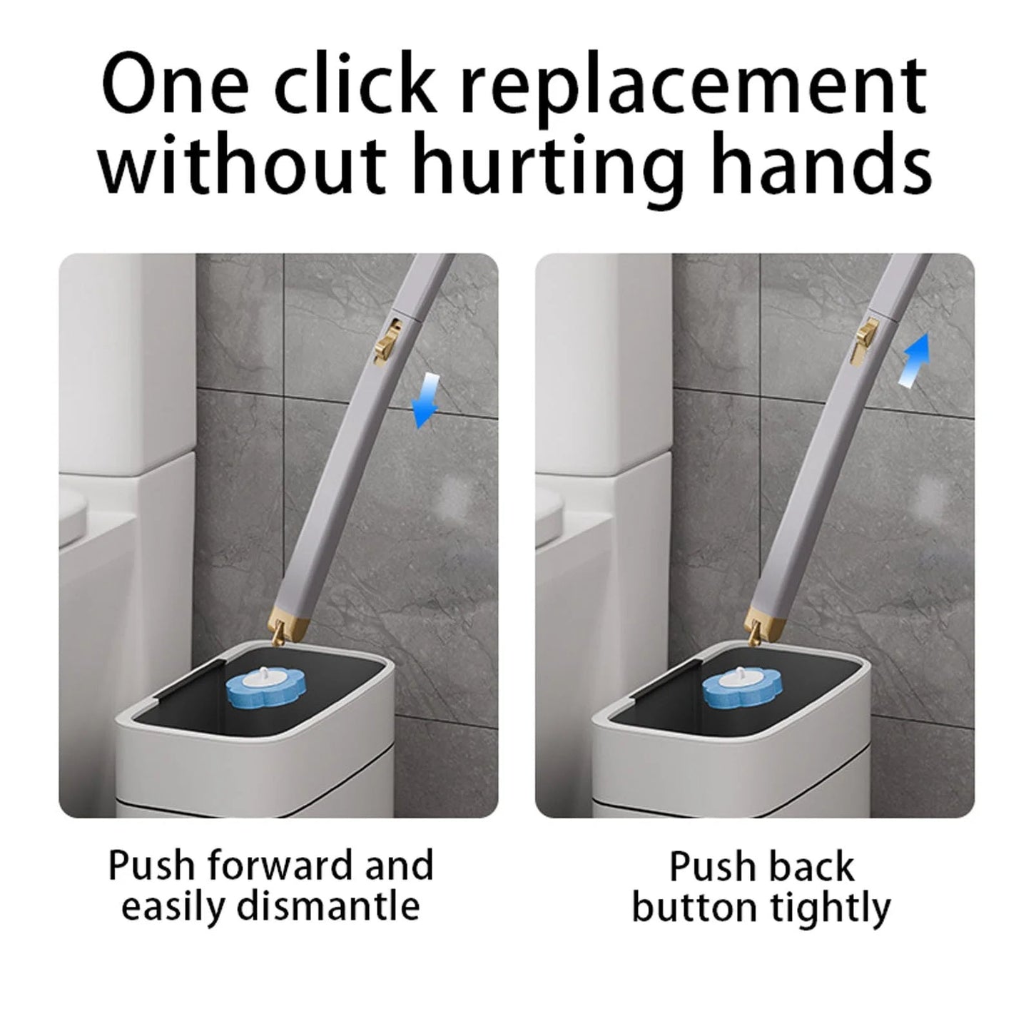 💥 New for 2025 💕 Wall-Mounted Innovative Toilet Brush Set 🚽