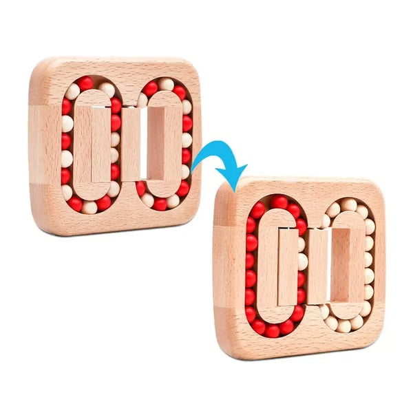 💥 The Best Gift 🎁 Rotating Magic Bean Fingertip Toy Wood Puzzles
