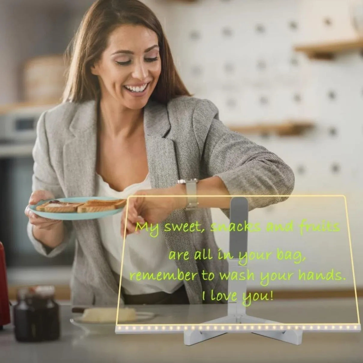 🎁 Holiday Special ✨ LED Note Board with Colors 🎨