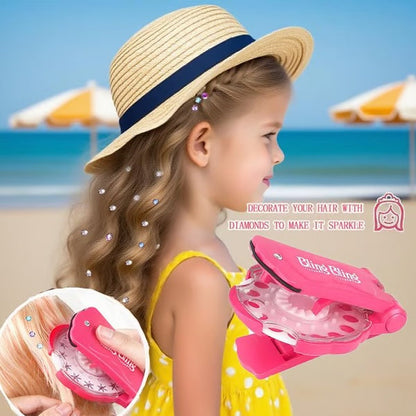 ⏰ Today's Specials ✨ Glitter Diamond Styling Tools Hair Accessories Gem Styling Set, Hair Styling Accessories Without Heat